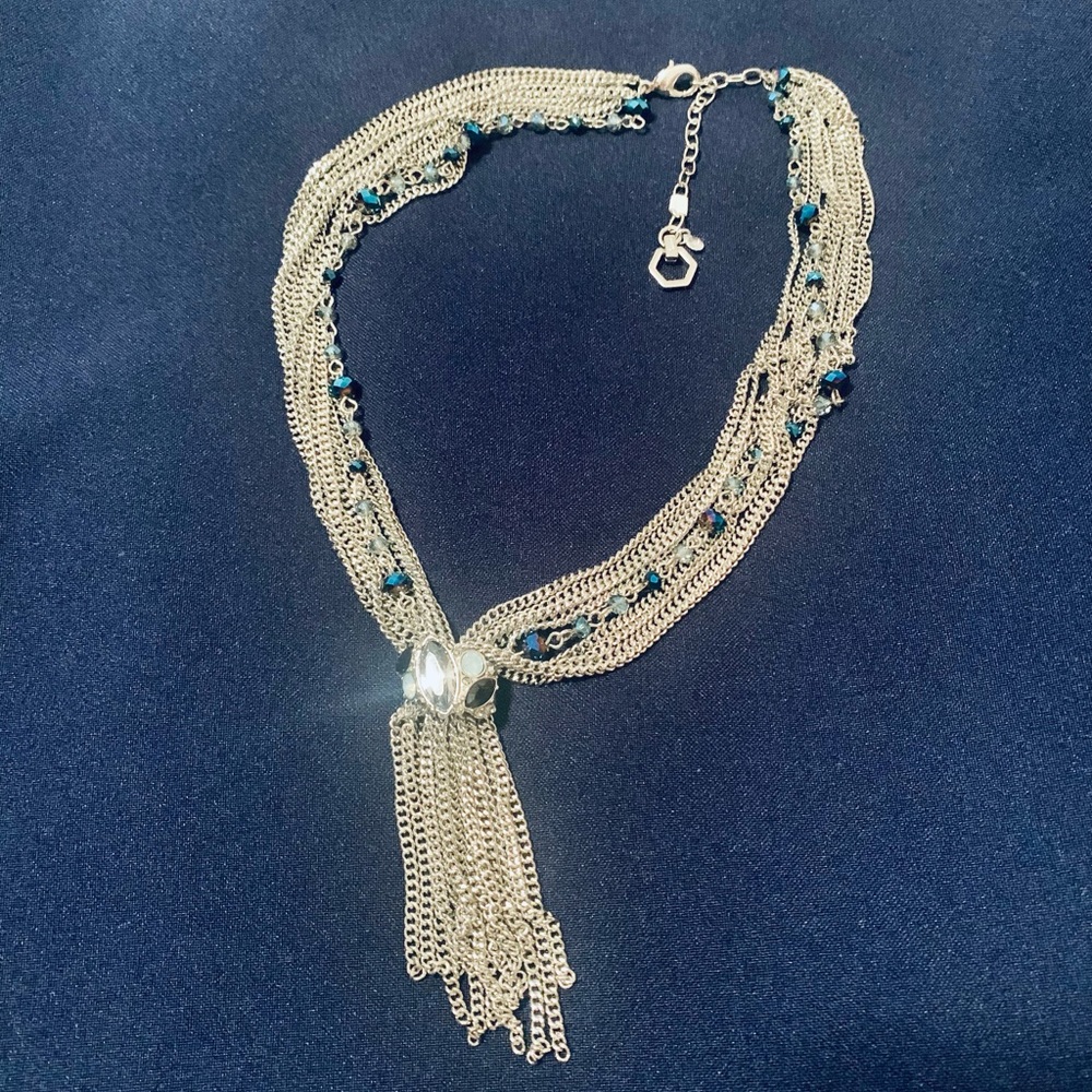 Simply Vera Wang Necklace sapphire beads